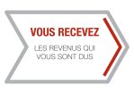 Vous recevez les revenus qui vous sont dus. Cliquez sur la boite pour en savoir plus. Vous recevez les revenus qui vous sont dus. Cliquez sur la boite pour en savoir plus.