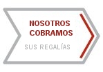Nosotros cobramos sus regalías. Nosotros cobramos sus regalías.